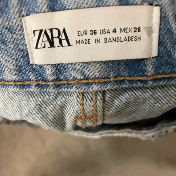 Zara High Rise Mom Shorts - Picture 2 of 3